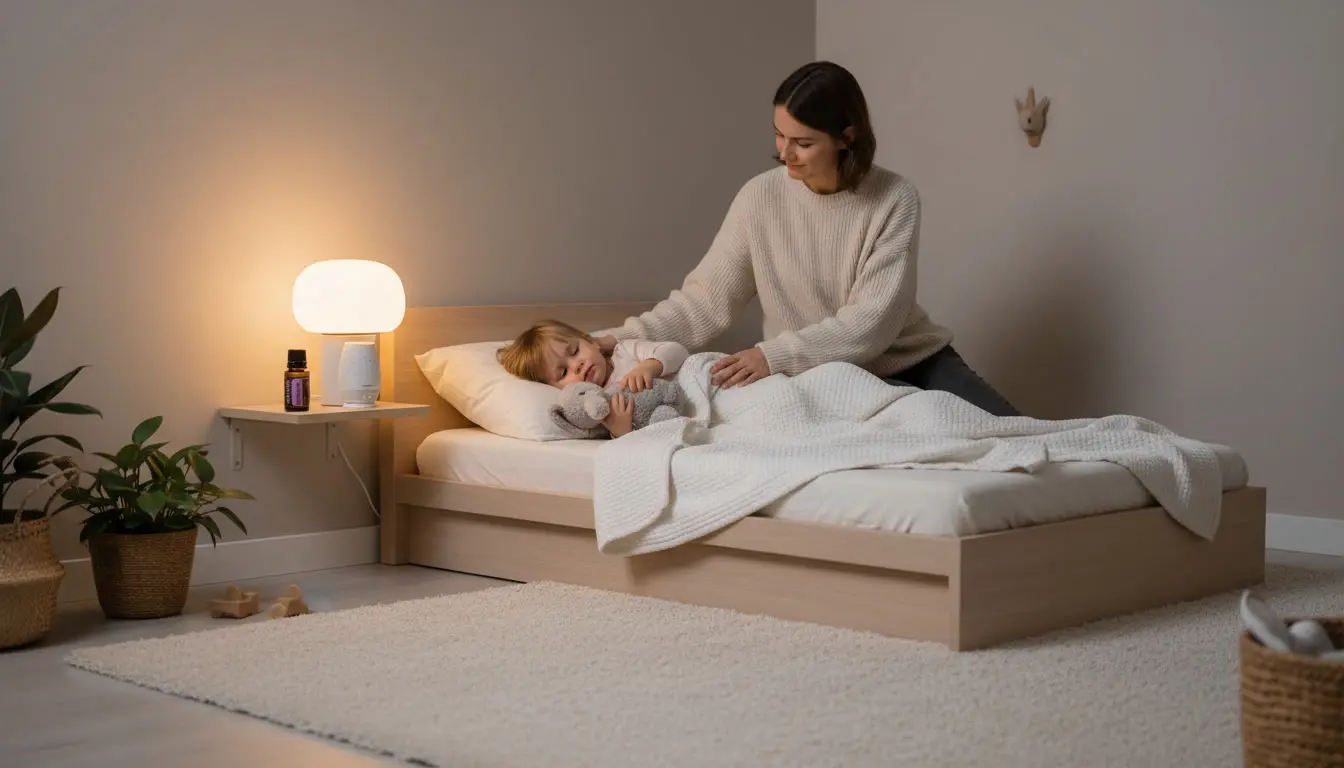 problemy ze snem u dzieci – spokojna wieczorna rutyna usypiania dziecka