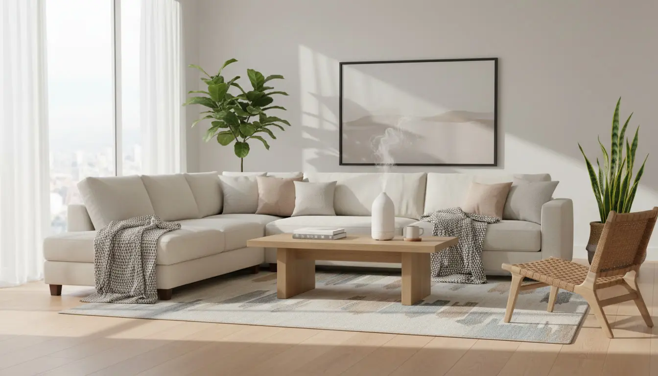 Zapach w domu i przytulna atmosfera we wnętrzu